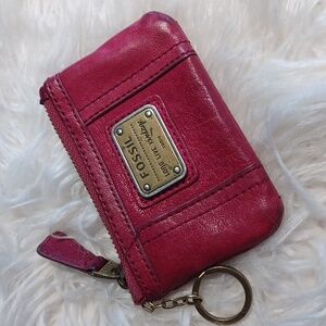 Fossil Lamb Leather ID HOLDER
